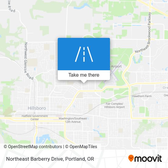 Northeast Barberry Drive map