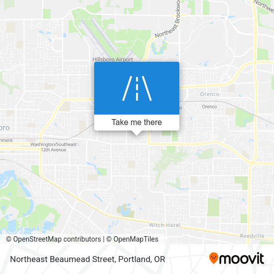 Mapa de Northeast Beaumead Street