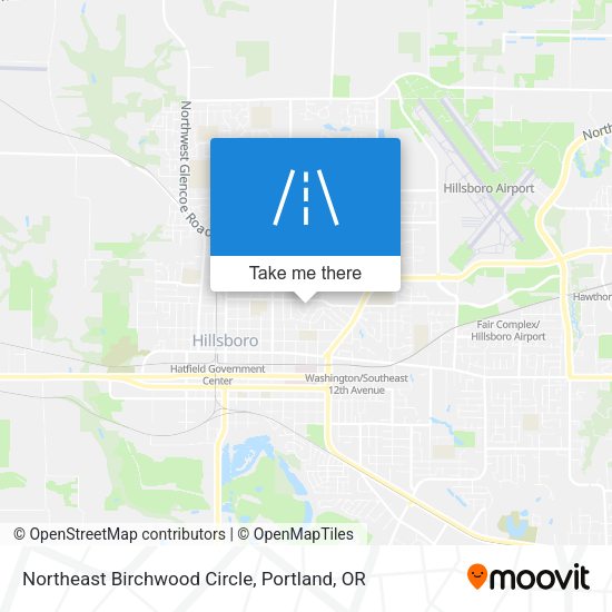 Mapa de Northeast Birchwood Circle