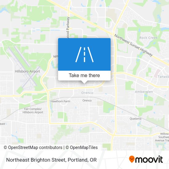 Mapa de Northeast Brighton Street