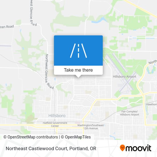 Mapa de Northeast Castlewood Court