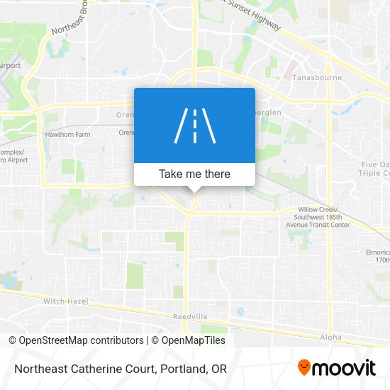 Mapa de Northeast Catherine Court