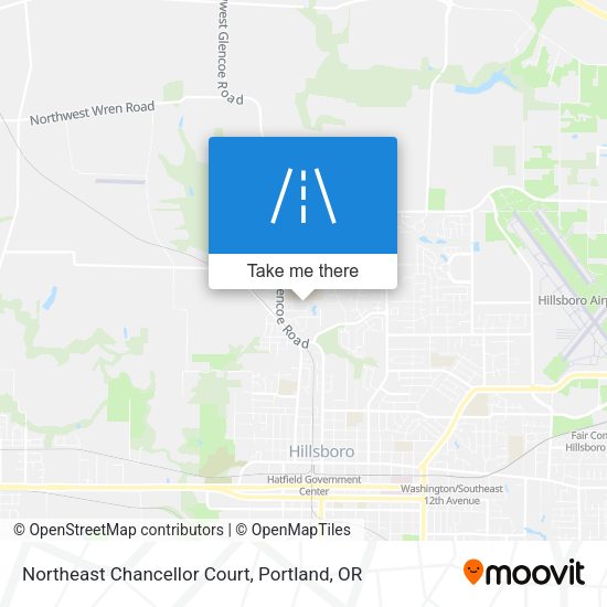 Mapa de Northeast Chancellor Court