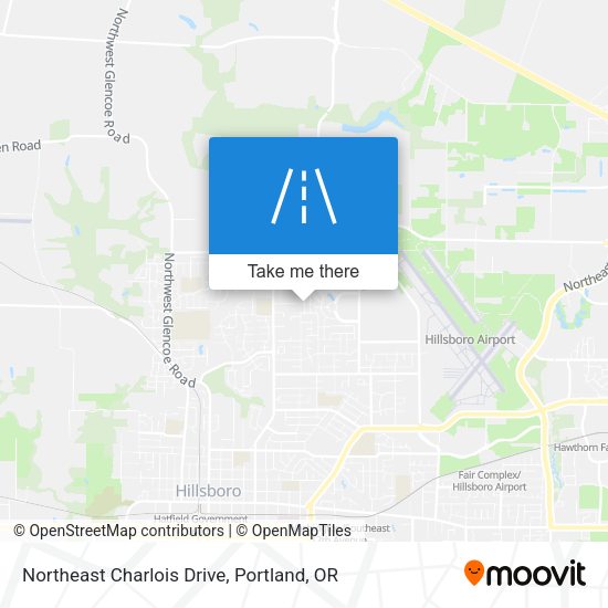 Northeast Charlois Drive map