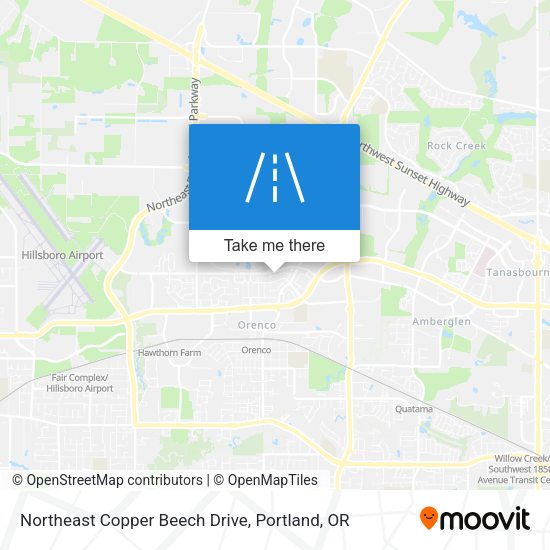 Mapa de Northeast Copper Beech Drive