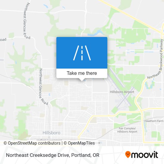 Northeast Creeksedge Drive map