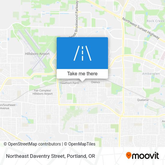 Northeast Daventry Street map