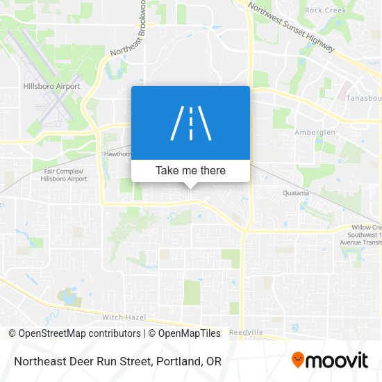 Northeast Deer Run Street map