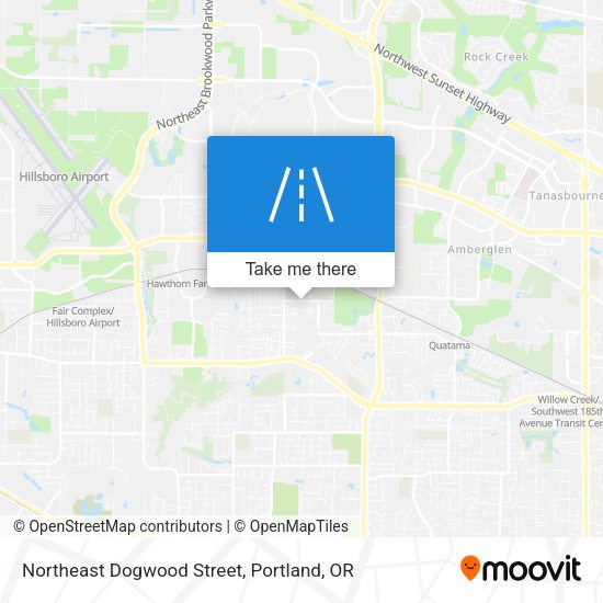Northeast Dogwood Street map