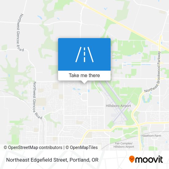 Northeast Edgefield Street map