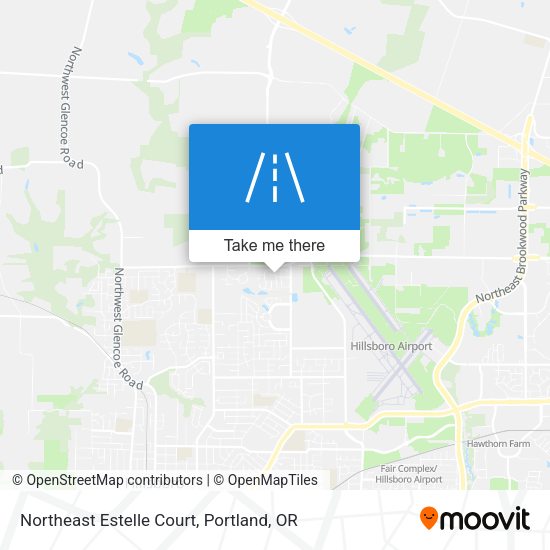 Northeast Estelle Court map