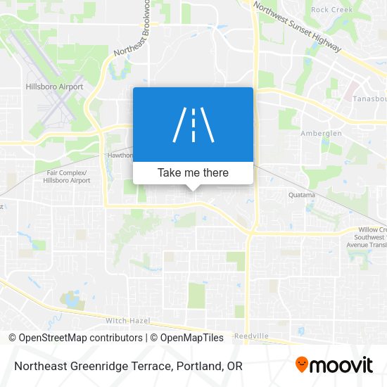 Northeast Greenridge Terrace map