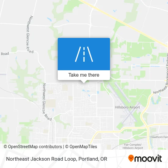Northeast Jackson Road Loop map