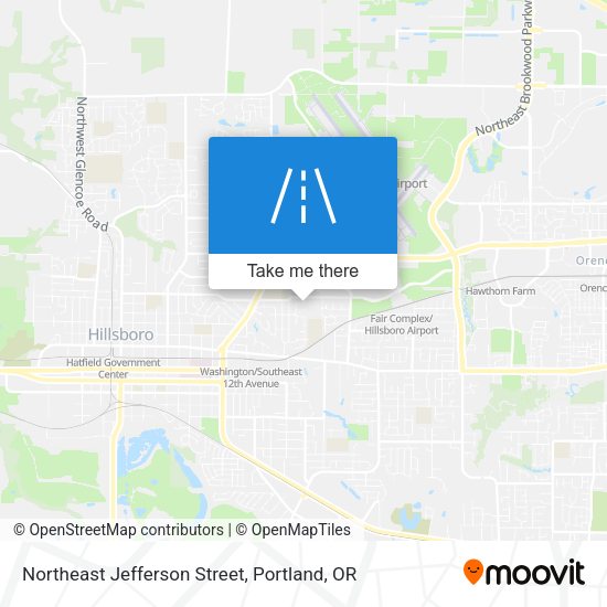 Mapa de Northeast Jefferson Street