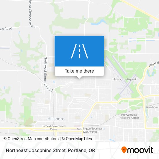 Northeast Josephine Street map