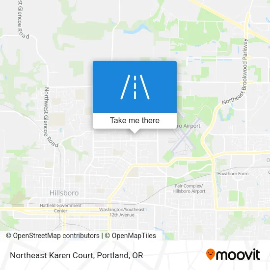 Mapa de Northeast Karen Court