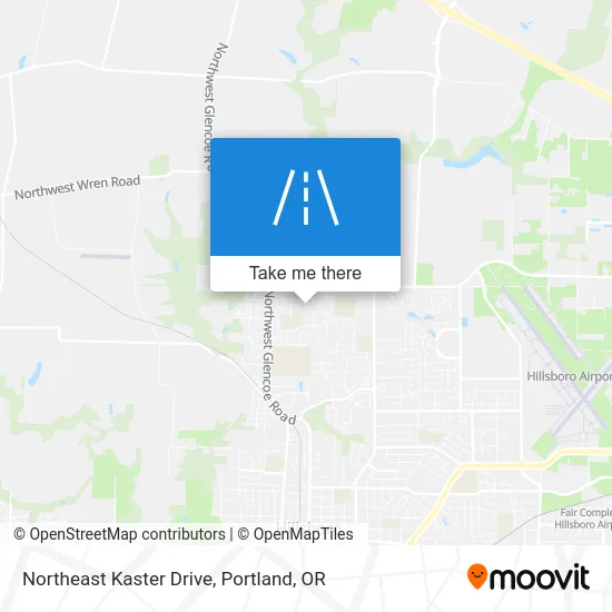 Northeast Kaster Drive map