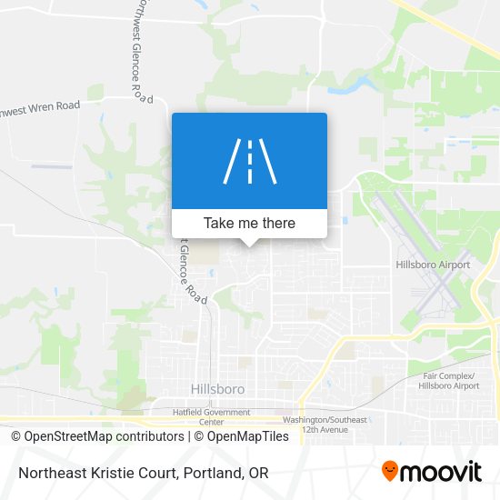 Northeast Kristie Court map