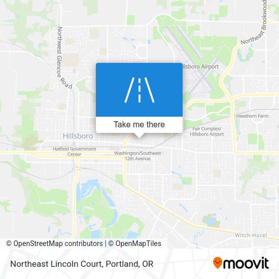 Mapa de Northeast Lincoln Court