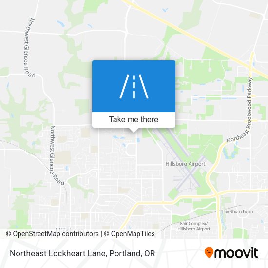 Northeast Lockheart Lane map