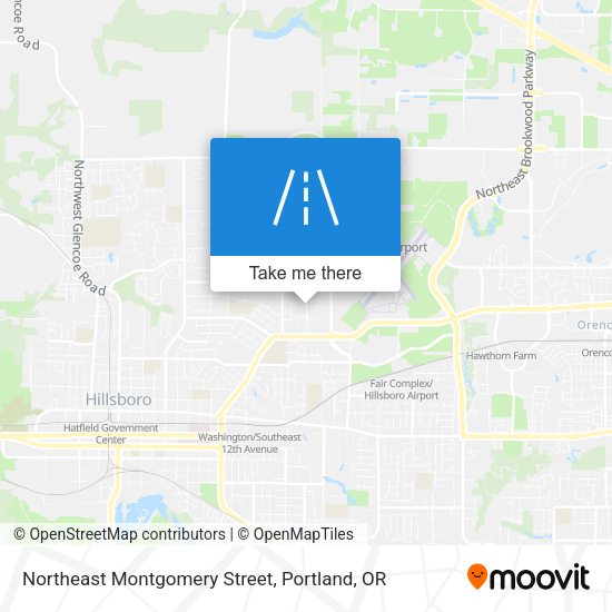 Northeast Montgomery Street map