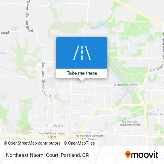 Mapa de Northeast Naomi Court