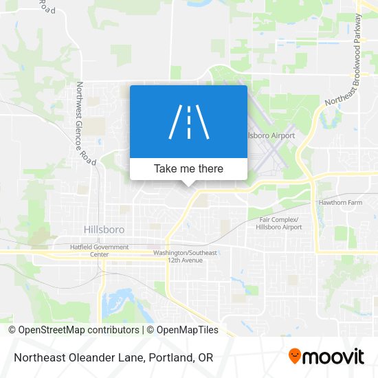 Mapa de Northeast Oleander Lane