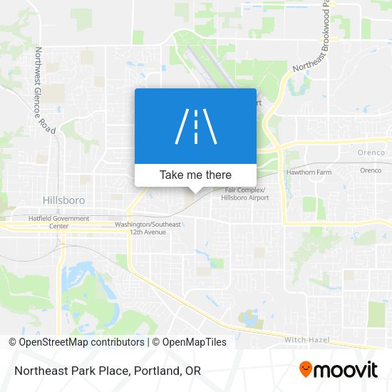 Northeast Park Place map