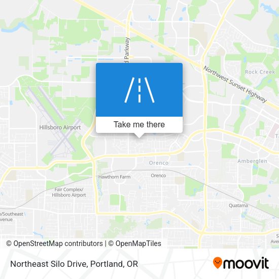 Northeast Silo Drive map