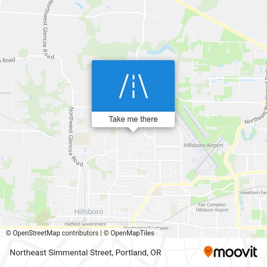 Mapa de Northeast Simmental Street