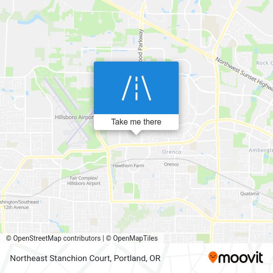 Northeast Stanchion Court map