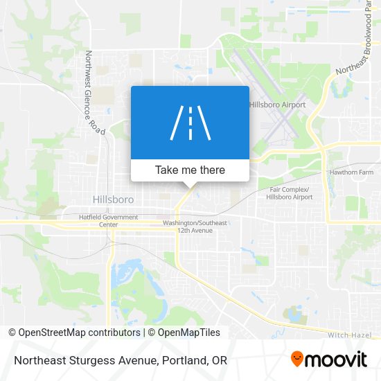 Northeast Sturgess Avenue map