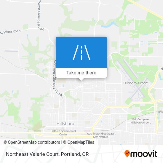 Mapa de Northeast Valarie Court