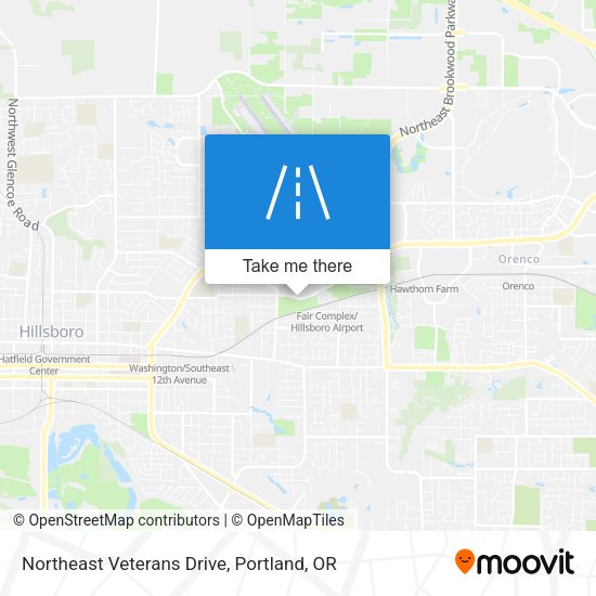 Mapa de Northeast Veterans Drive