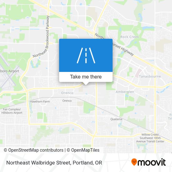 Northeast Walbridge Street map