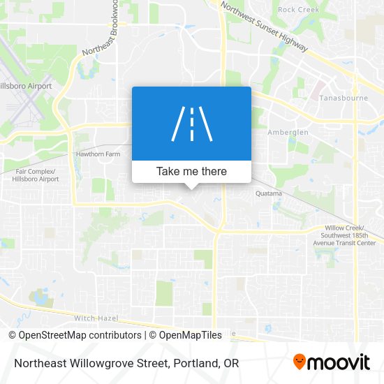 Mapa de Northeast Willowgrove Street