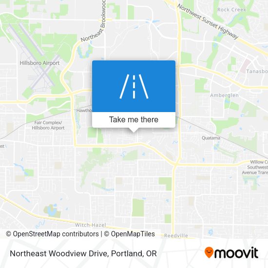 Northeast Woodview Drive map
