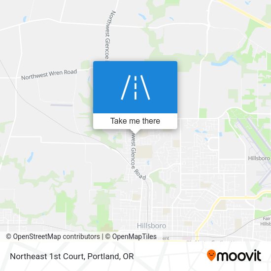Mapa de Northeast 1st Court
