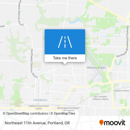 Mapa de Northeast 11th Avenue