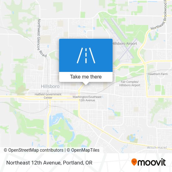 Mapa de Northeast 12th Avenue