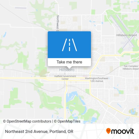 Northeast 2nd Avenue map