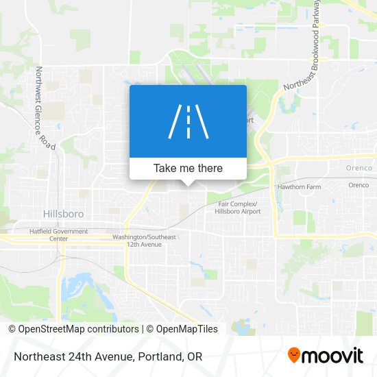 Northeast 24th Avenue map