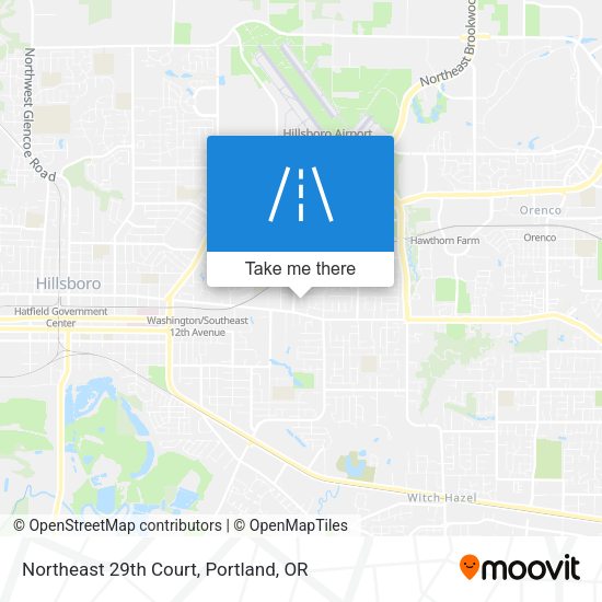 Northeast 29th Court map