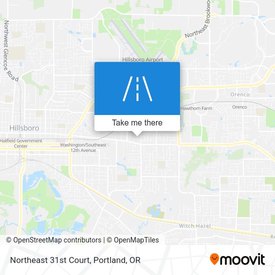 Northeast 31st Court map