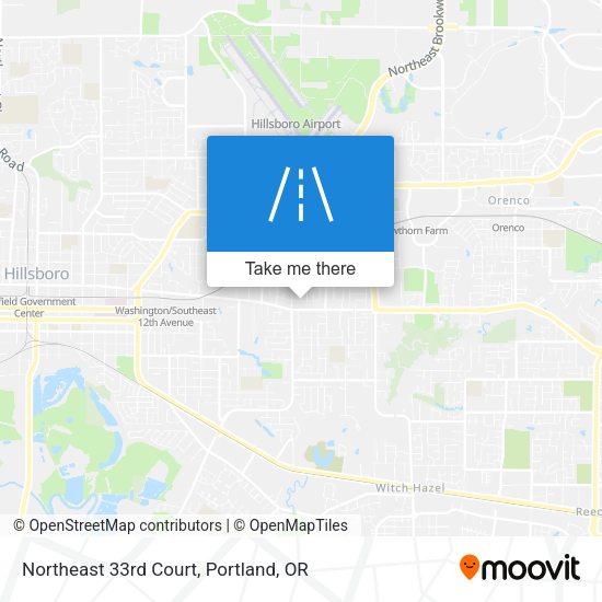 Mapa de Northeast 33rd Court