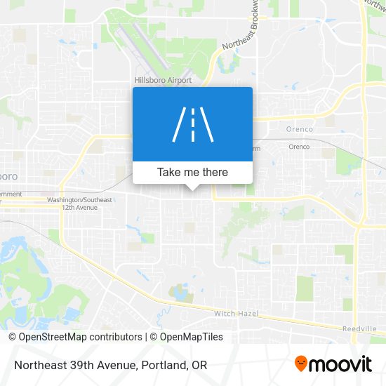 Northeast 39th Avenue map