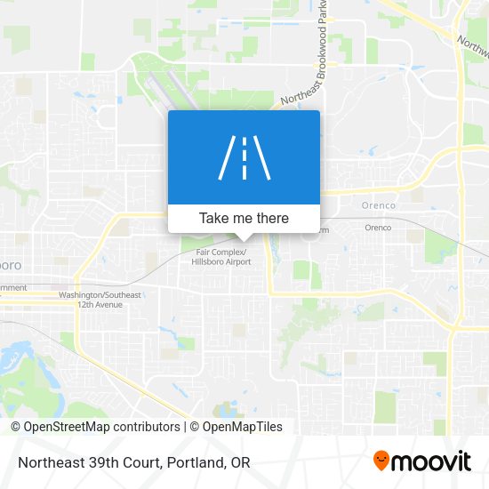 Mapa de Northeast 39th Court