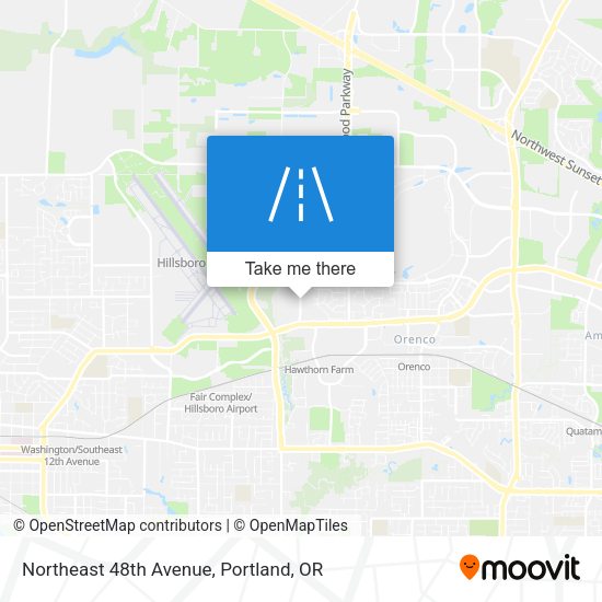 Northeast 48th Avenue map