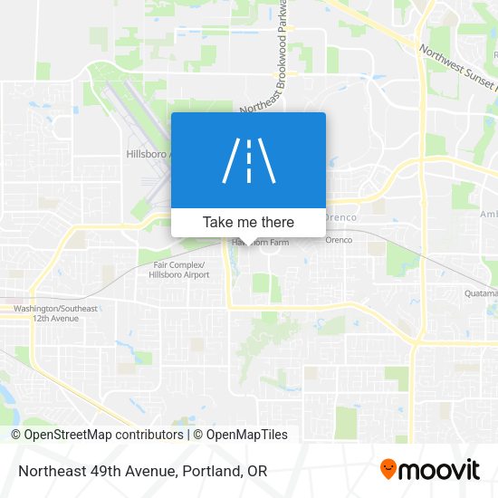 Northeast 49th Avenue map