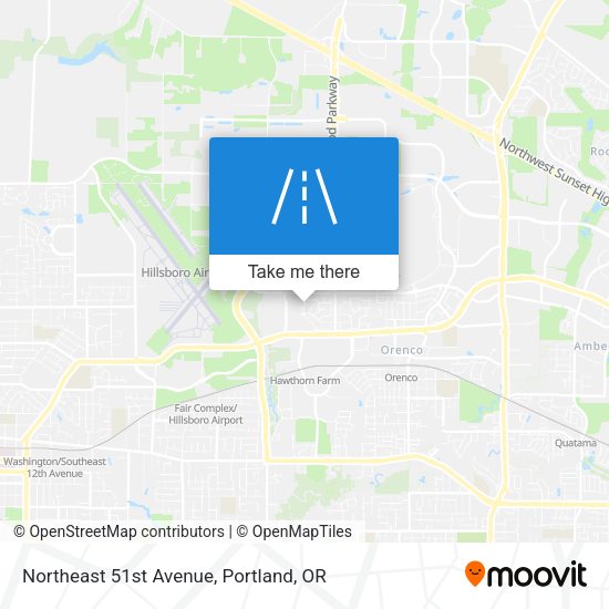 Northeast 51st Avenue map
